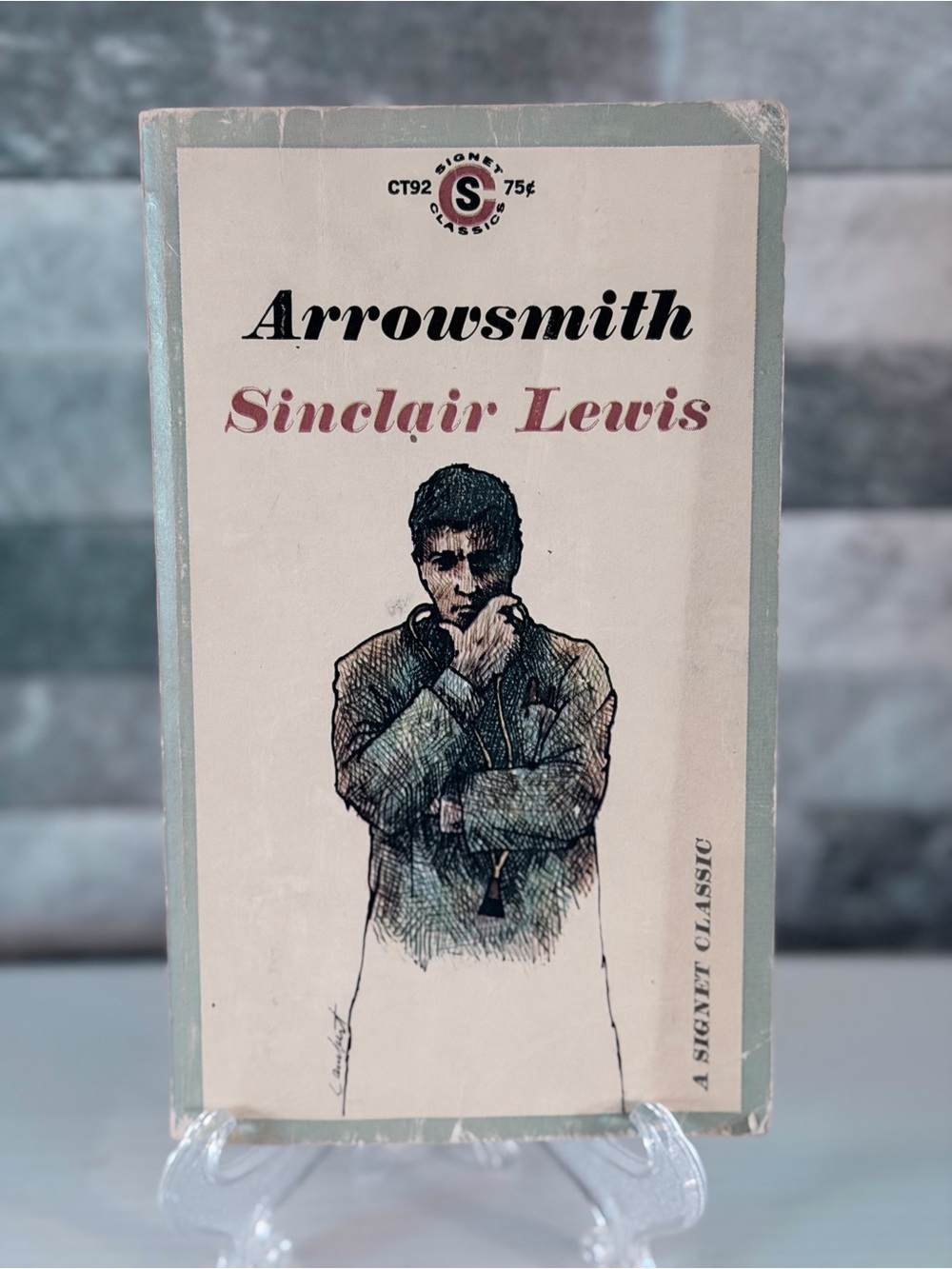 Vintage Arrowsmith by Sinclair Lewis Paperback (1964) Signet Classic CT92